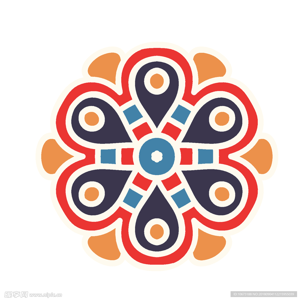 矢量花纹