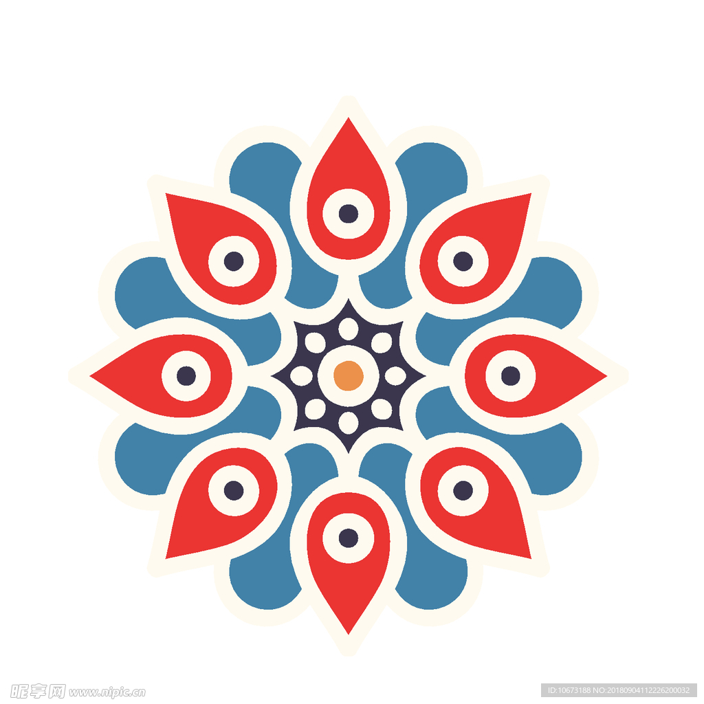 矢量花纹