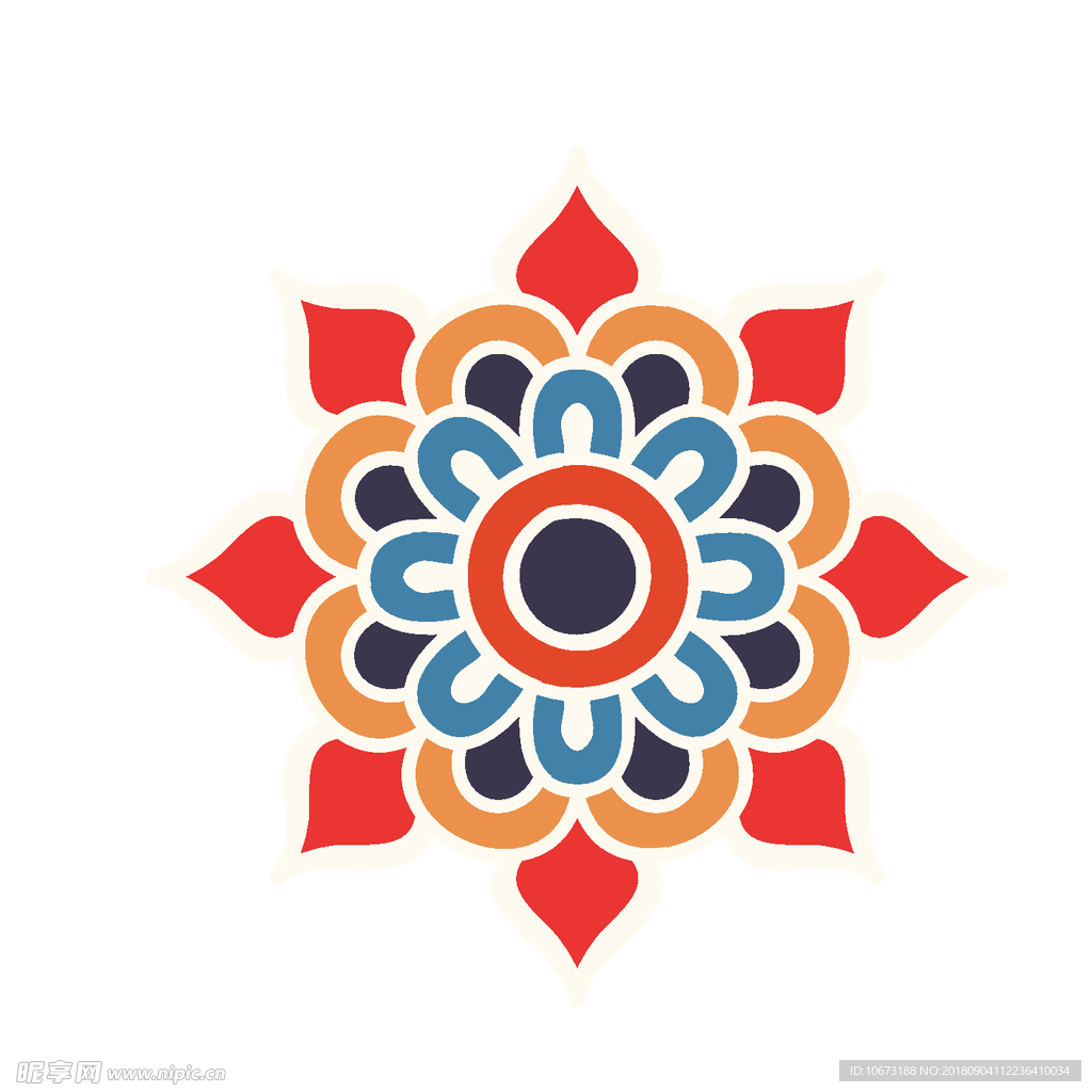 矢量花纹