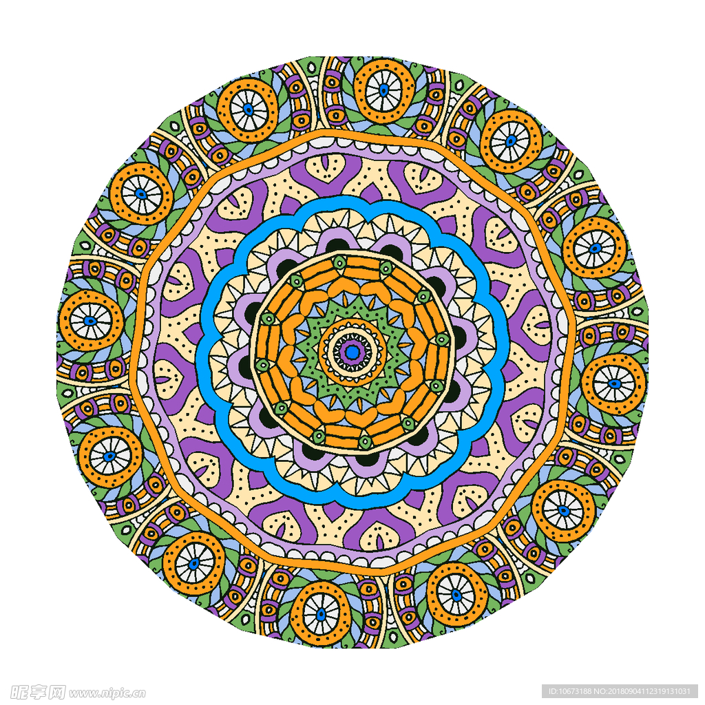 矢量花纹