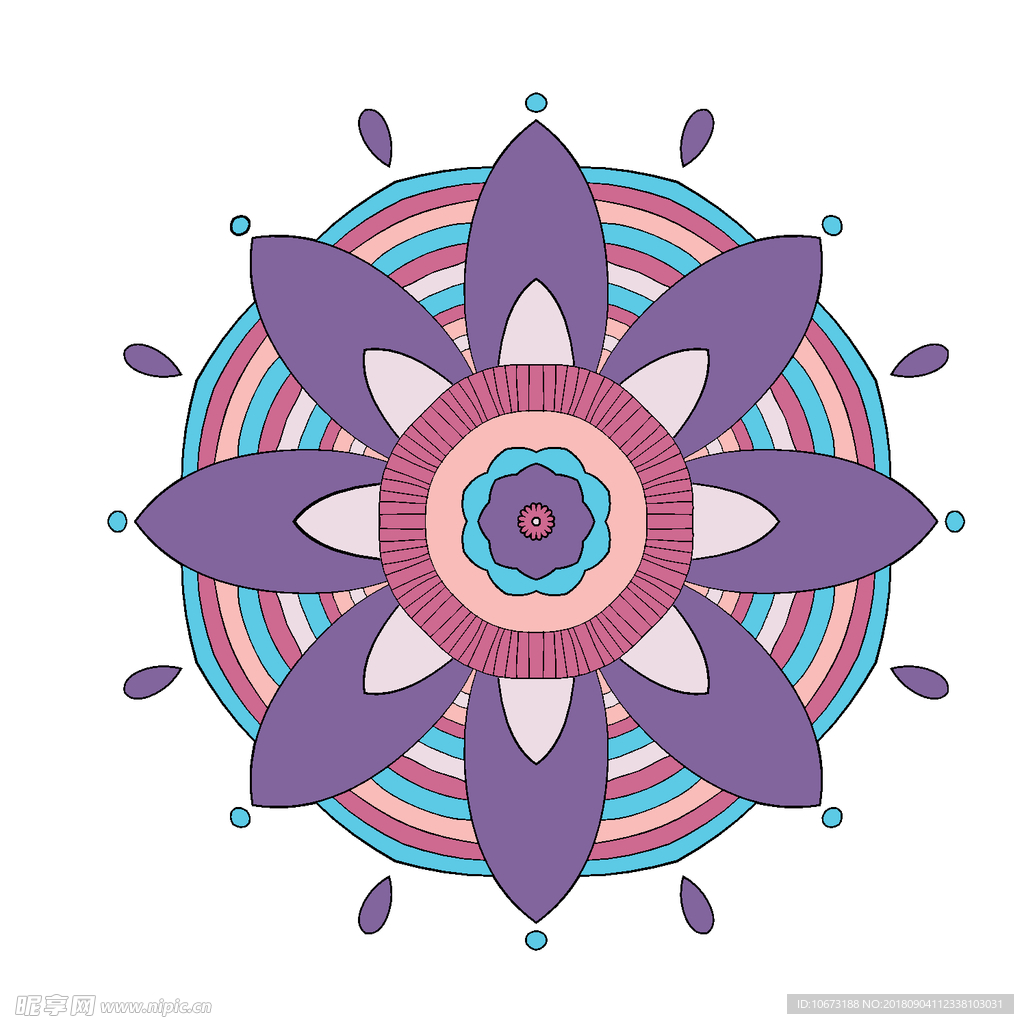矢量花纹