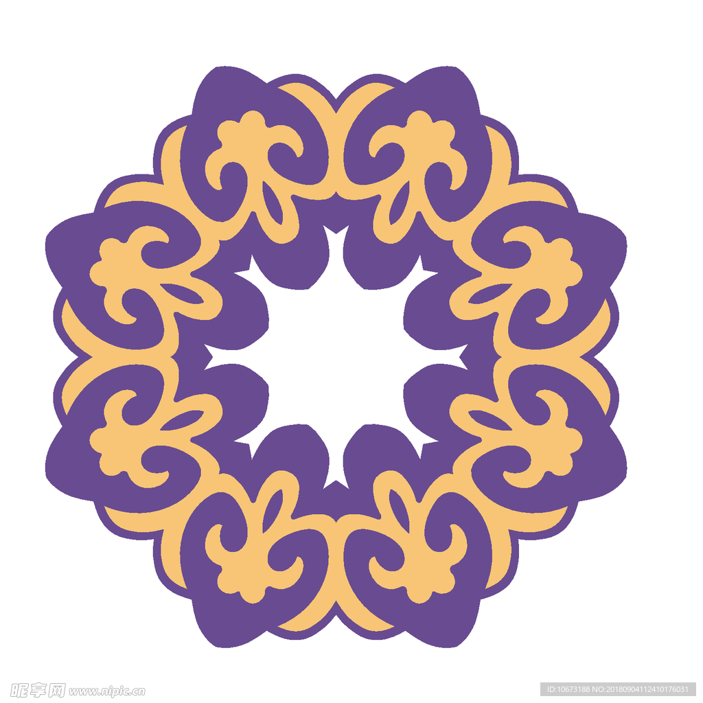 矢量花纹