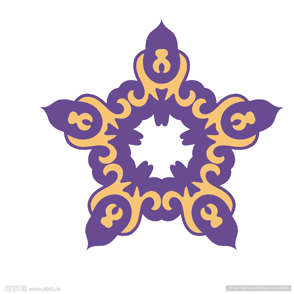 矢量花纹