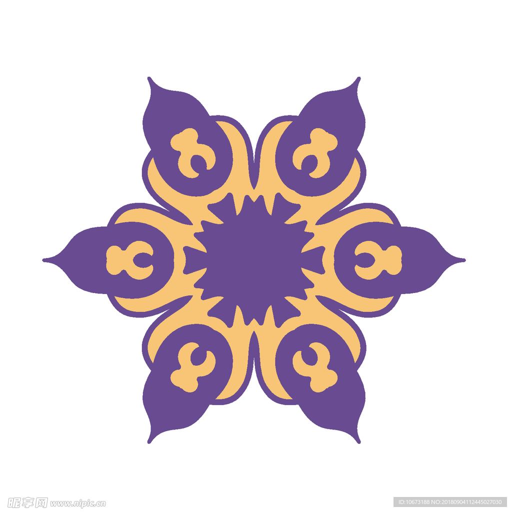 矢量花纹