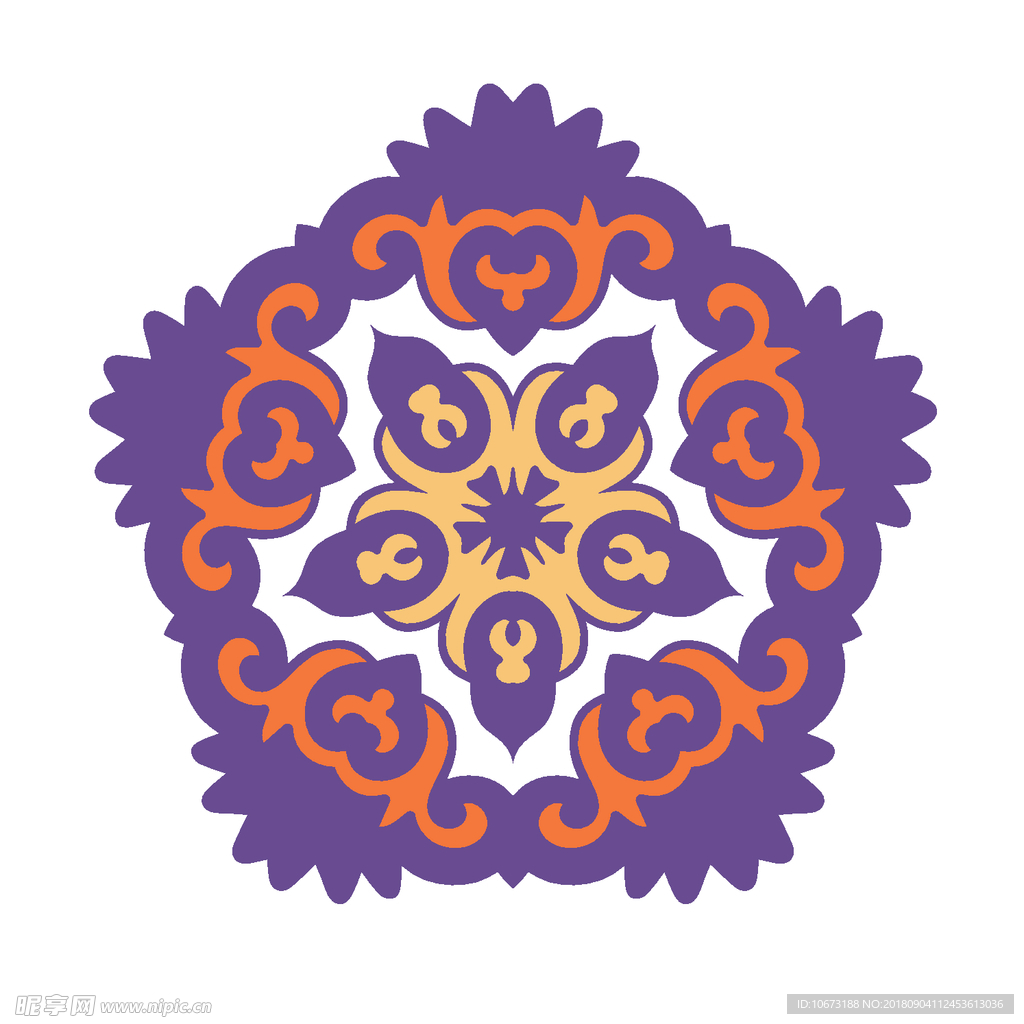 矢量花纹