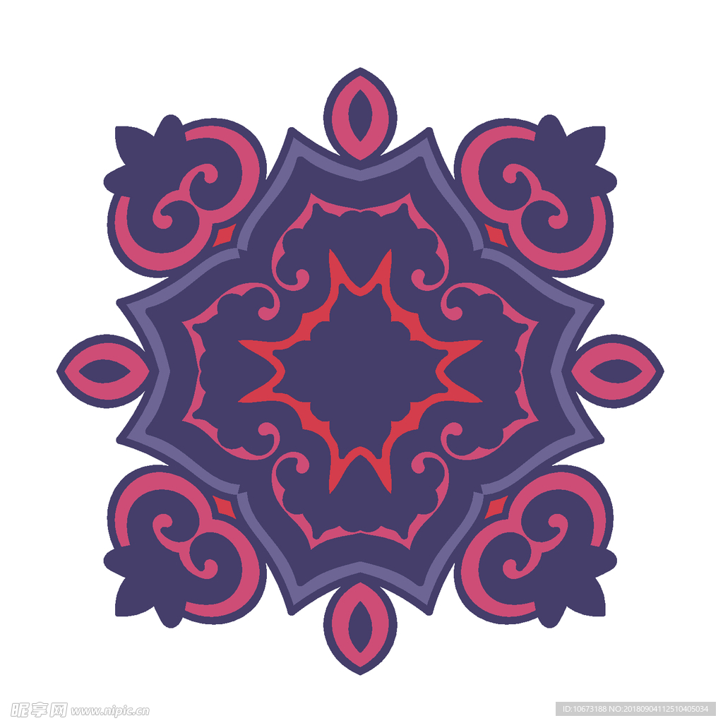 矢量花纹