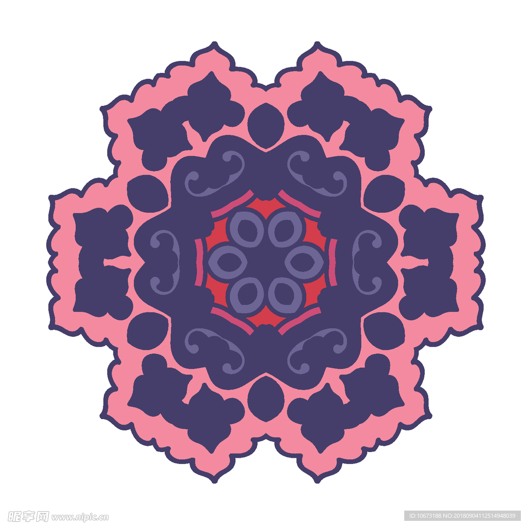 矢量花纹