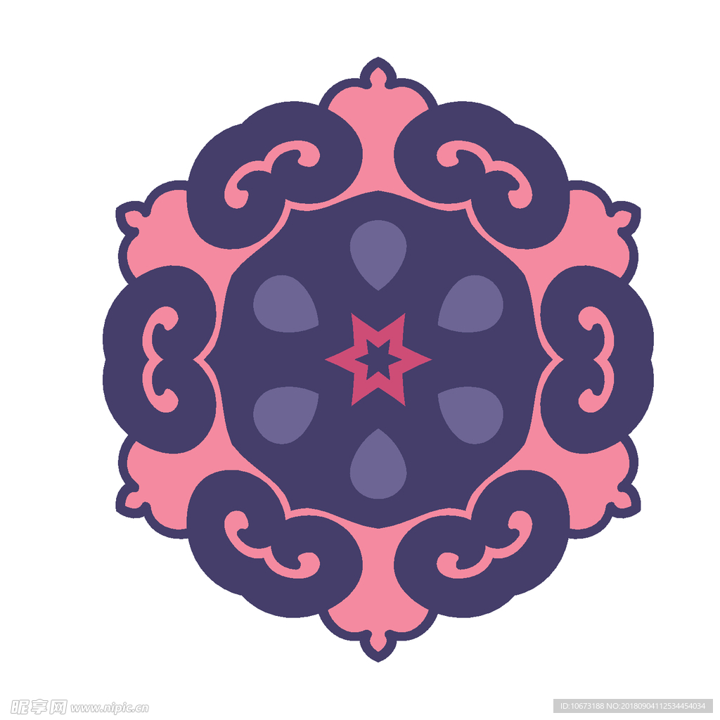 矢量花纹