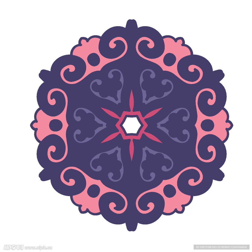 矢量花纹