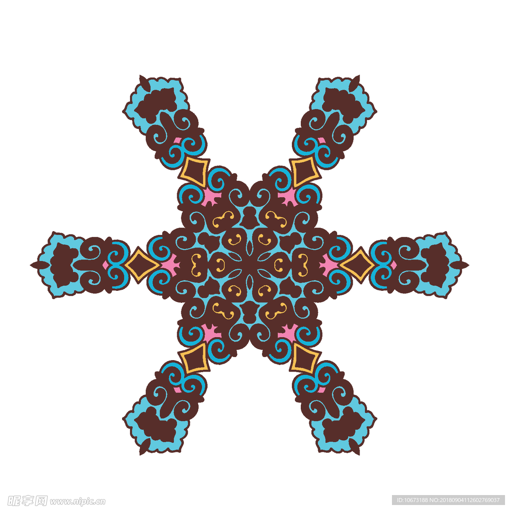 矢量花纹