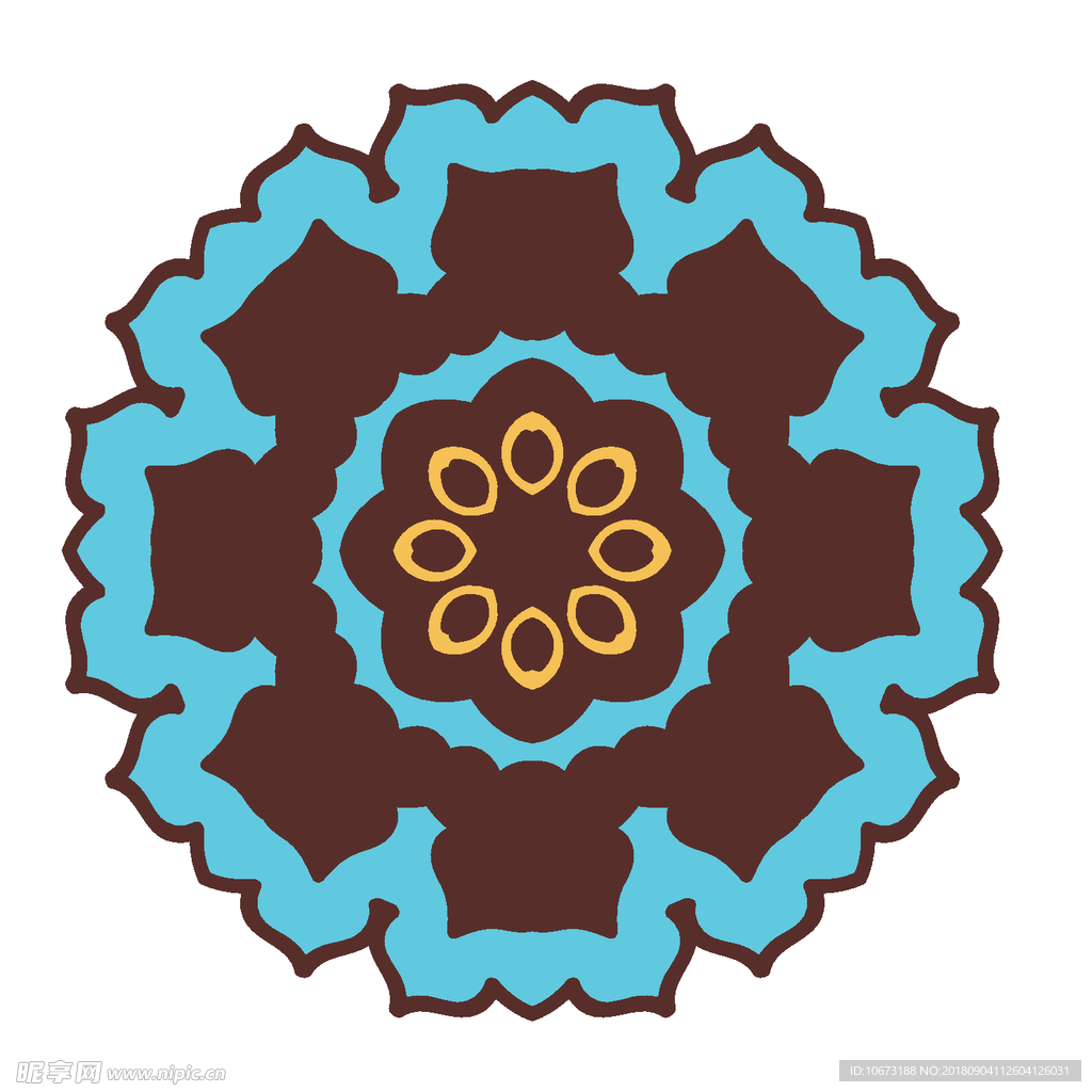 矢量花纹