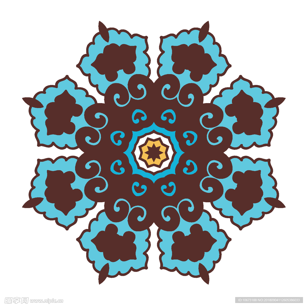 矢量花纹