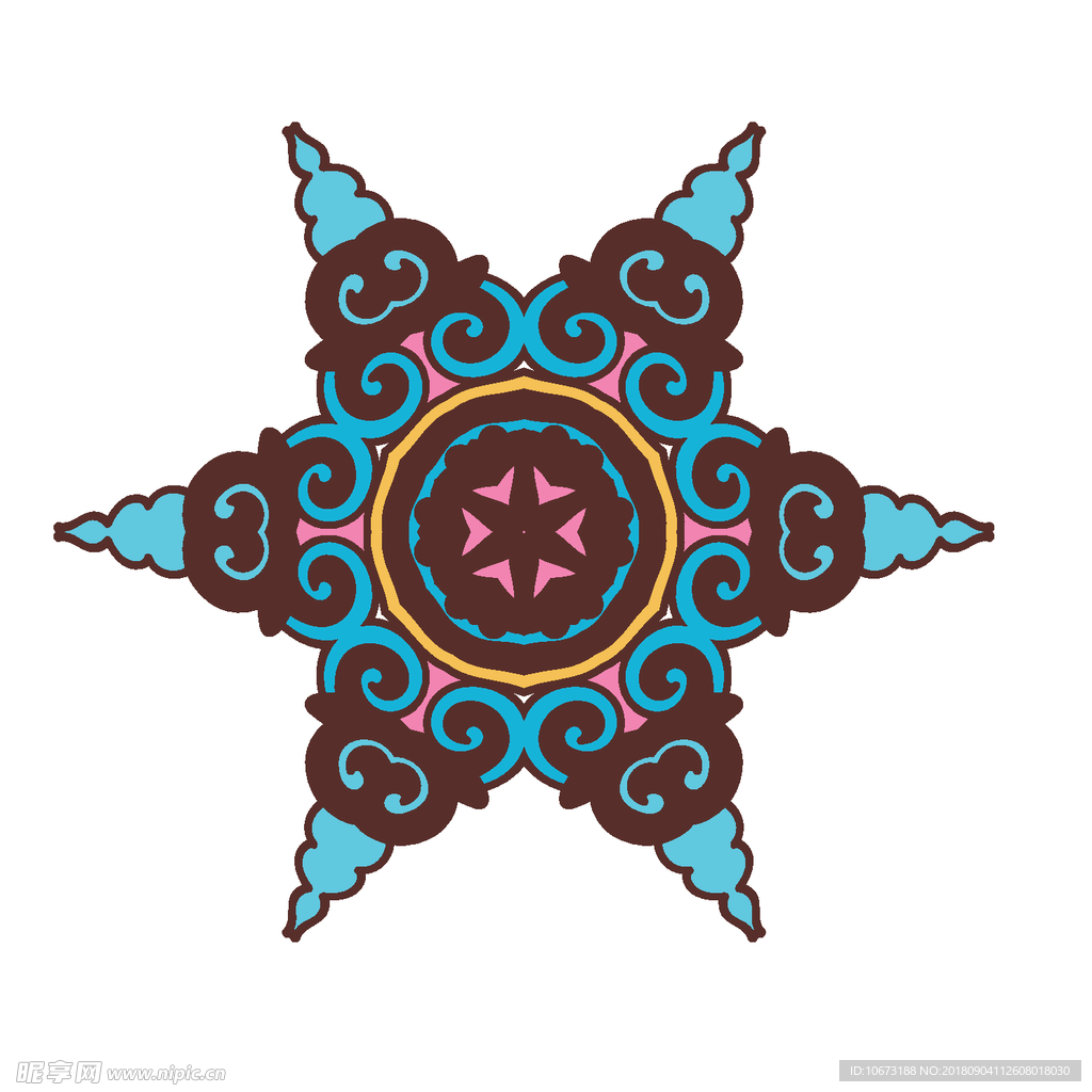矢量花纹