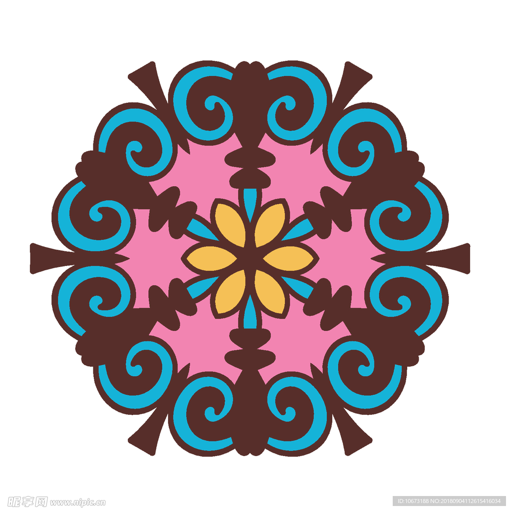 矢量花纹