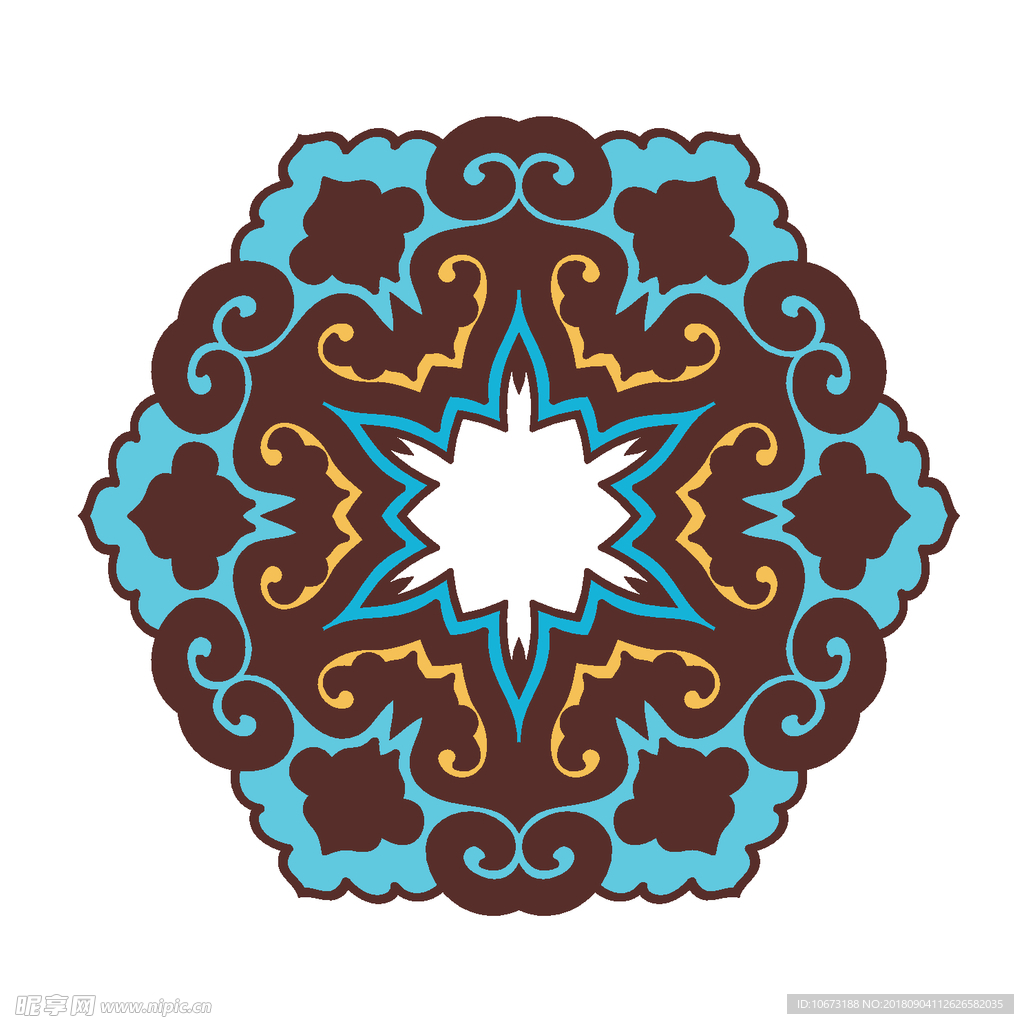 矢量花纹