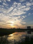 夕阳云层云海