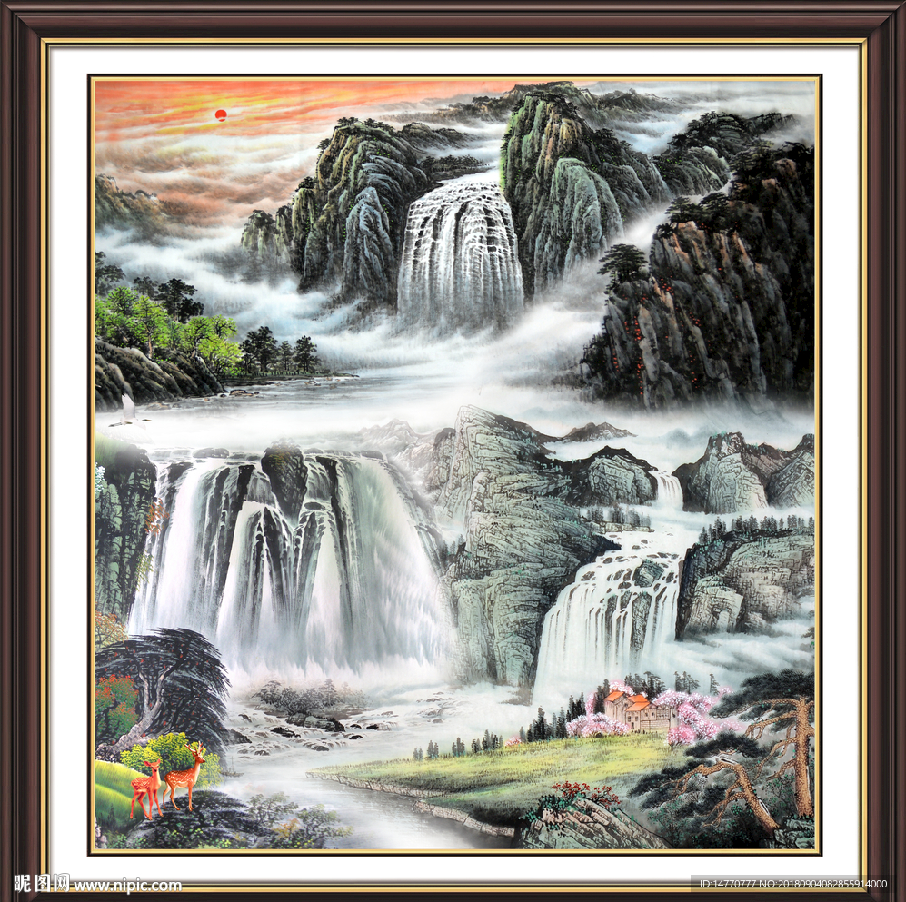 山水国画