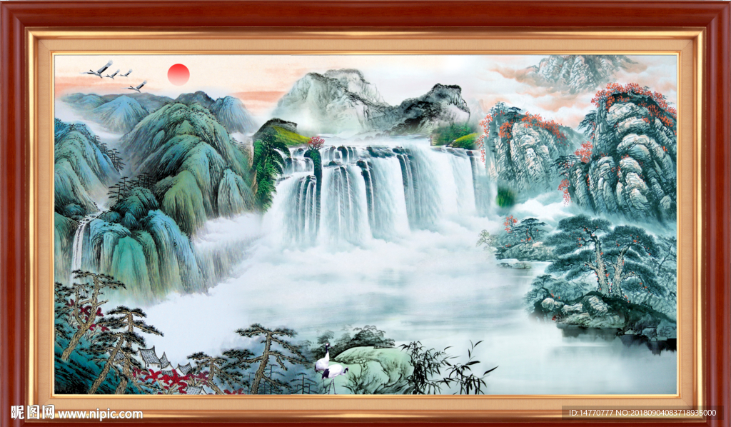 山水国画