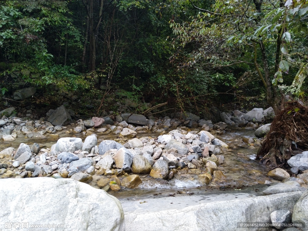 山涧河流美景