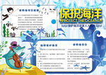 保护海洋小报