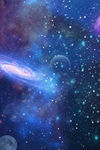 星空宇宙海报背景图片