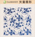 纹理底纹背景剪纸欧式花纹复古图