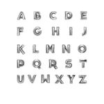 炫酷字母数字艺术字
