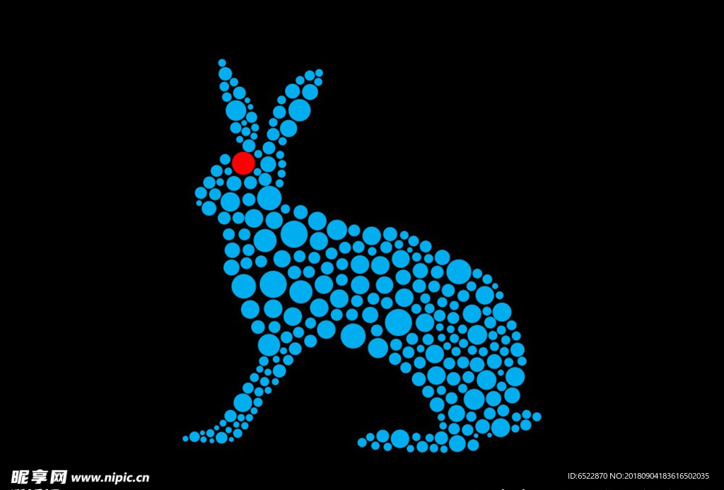 兔 兔子 卯兔 抽象兔子