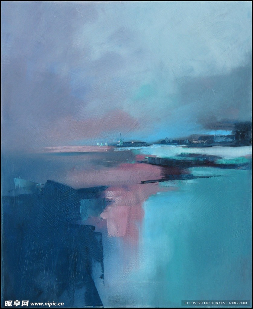 抽象油画装饰画