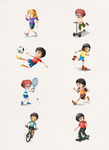 卡通儿童小学生幼儿学习素材