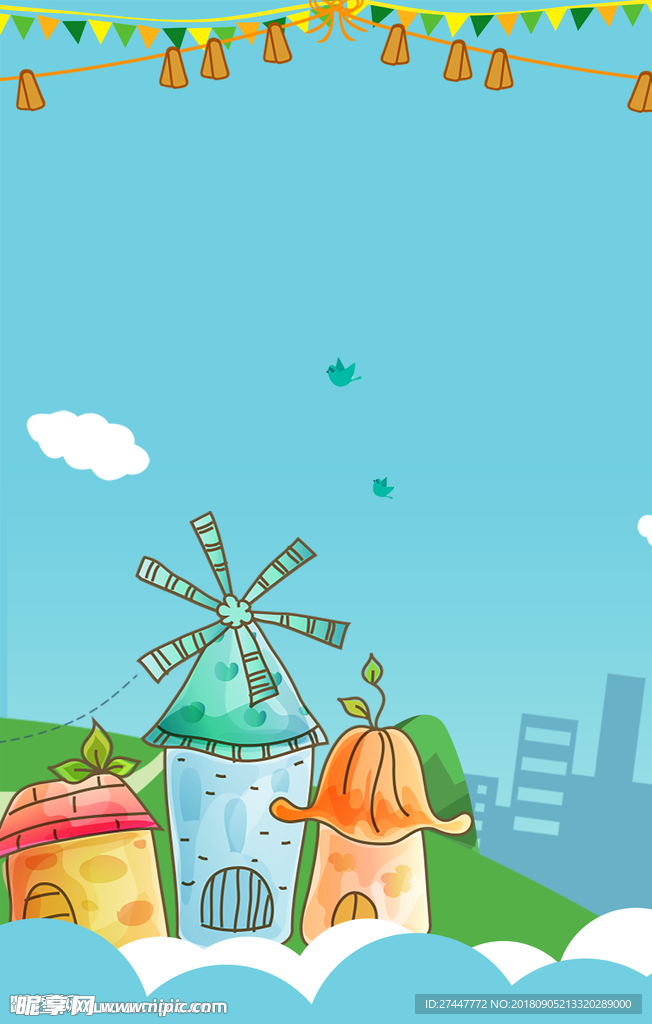 幼儿园 背景