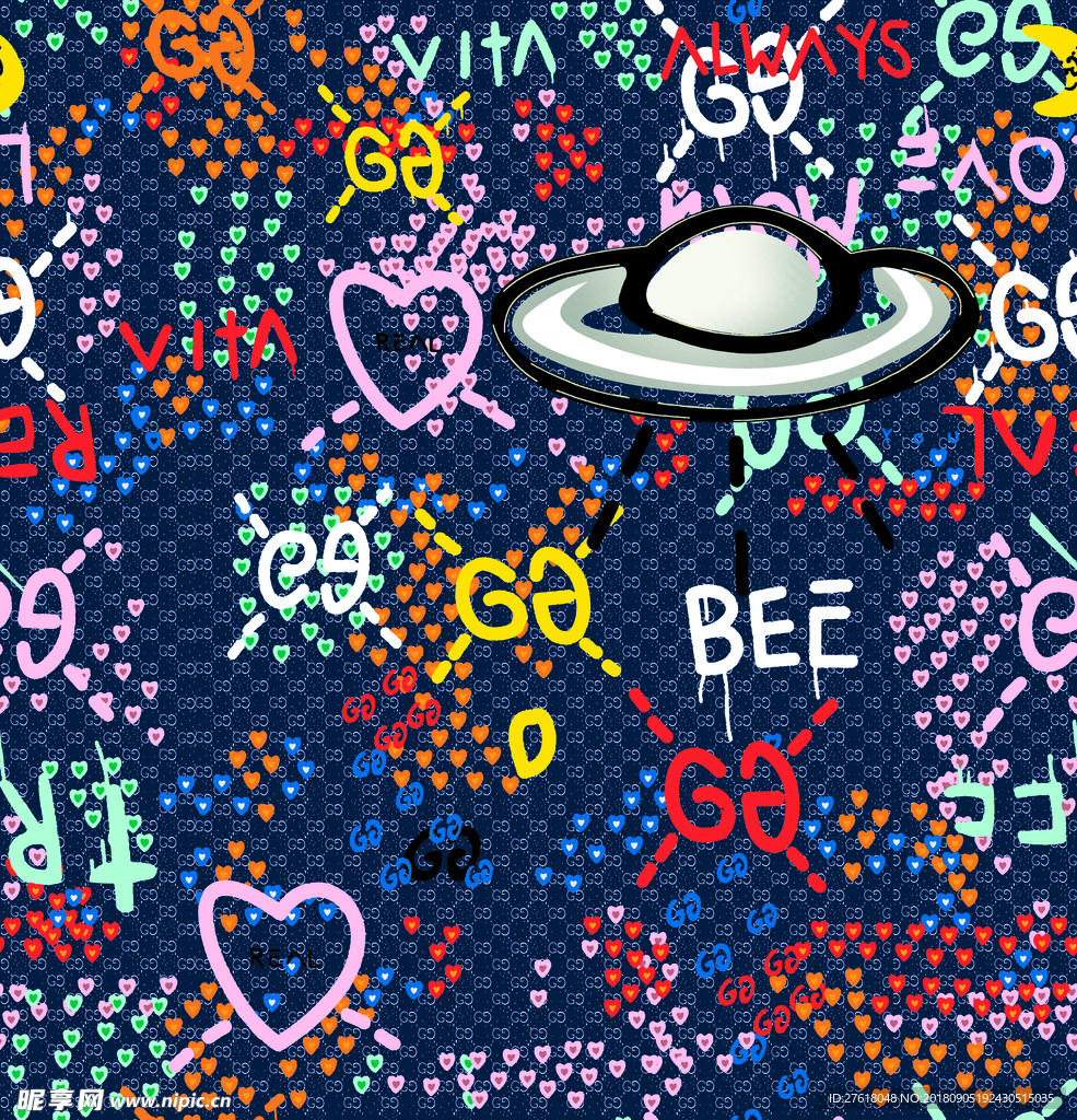 UFO 印花