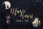 手绘卡通梦幻小女孩