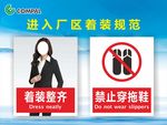 进入厂区着装规范