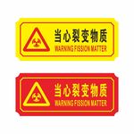 当心裂变物质