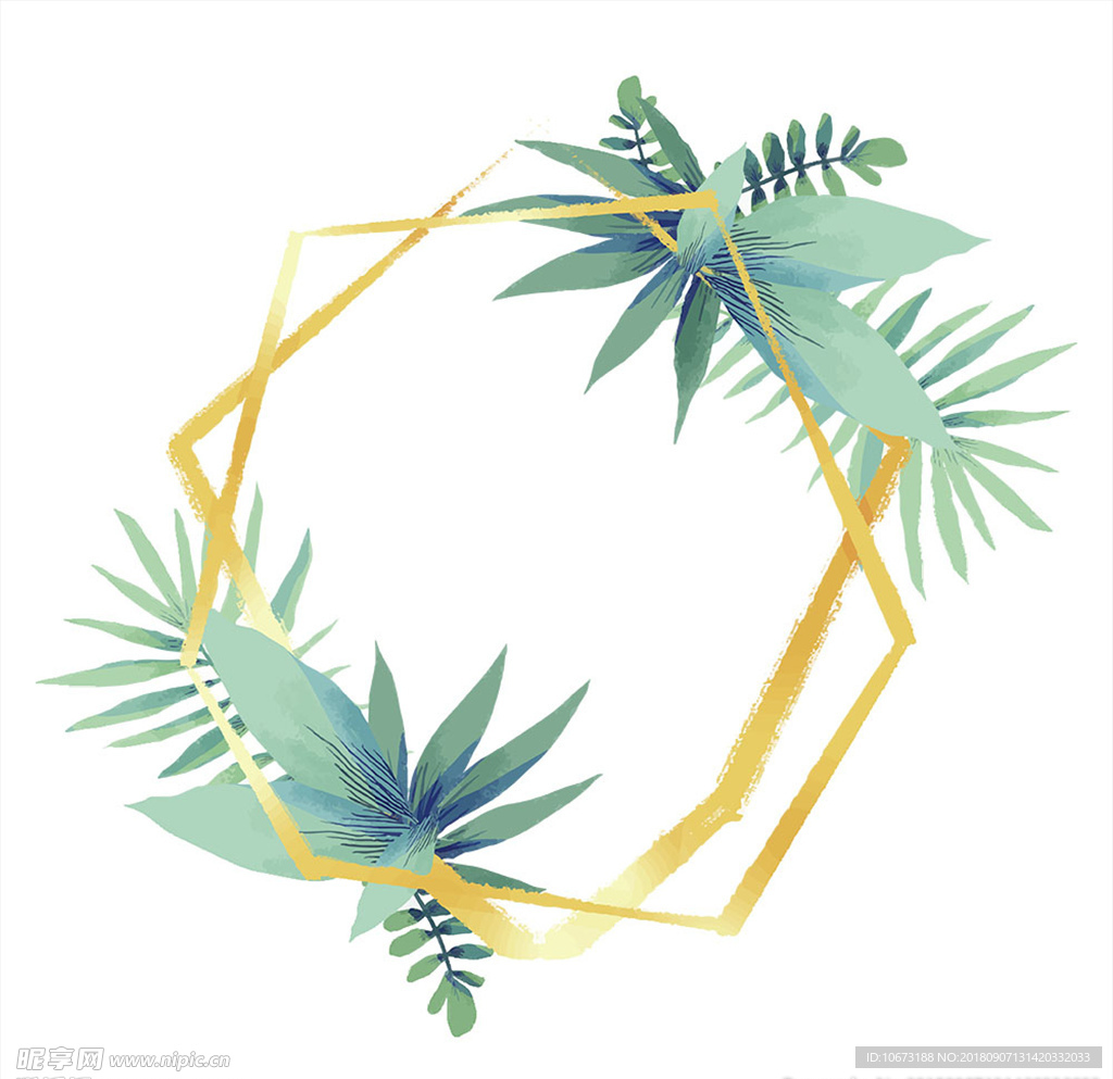 绿叶花环