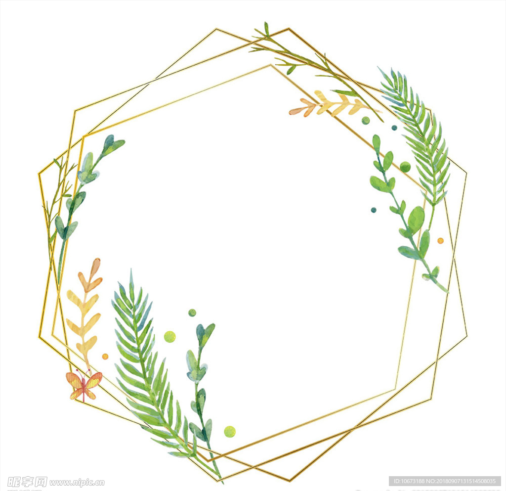 绿叶花环