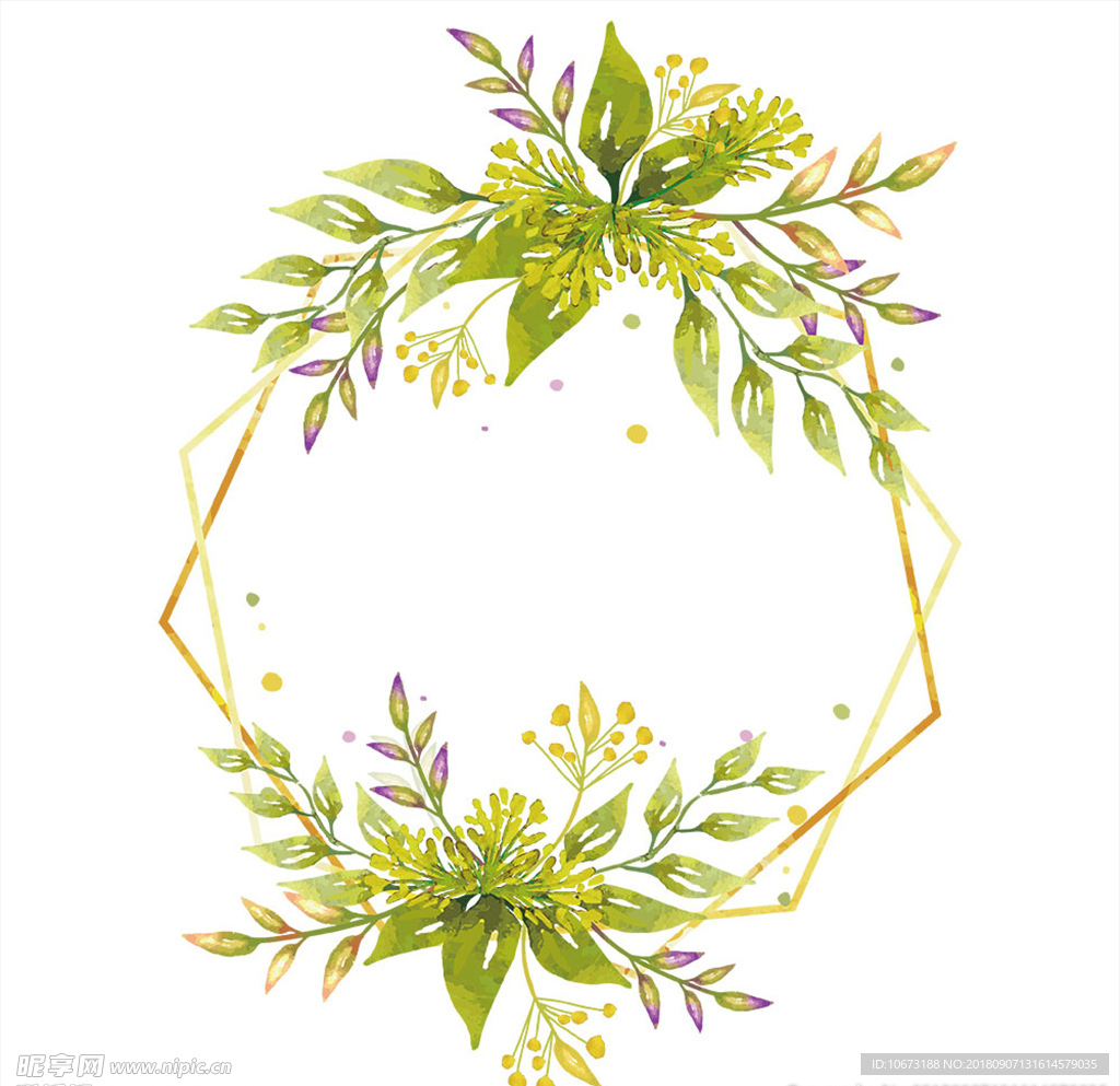 绿叶花环