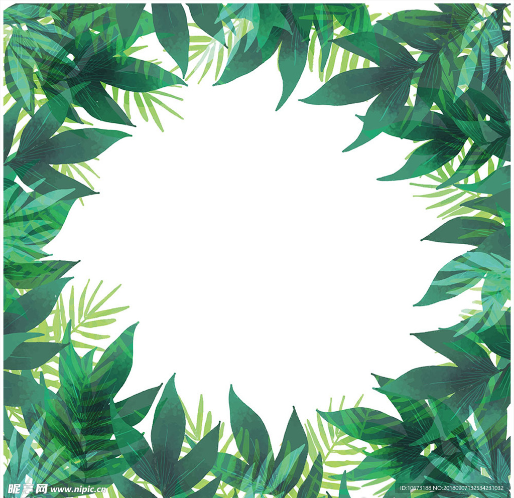 绿叶花环
