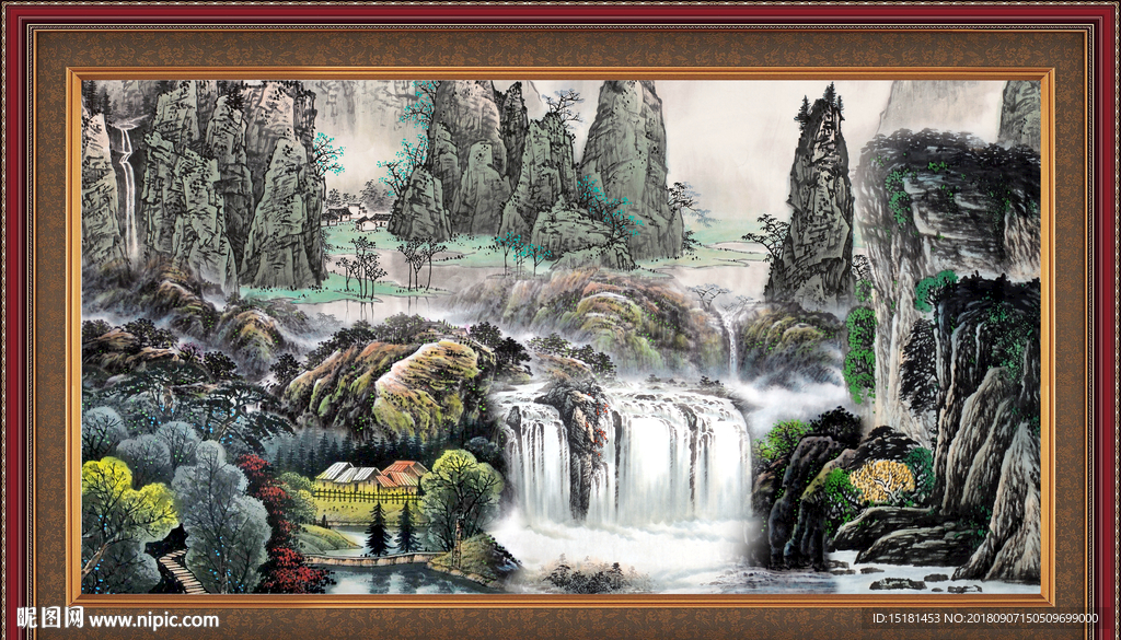 山水国画