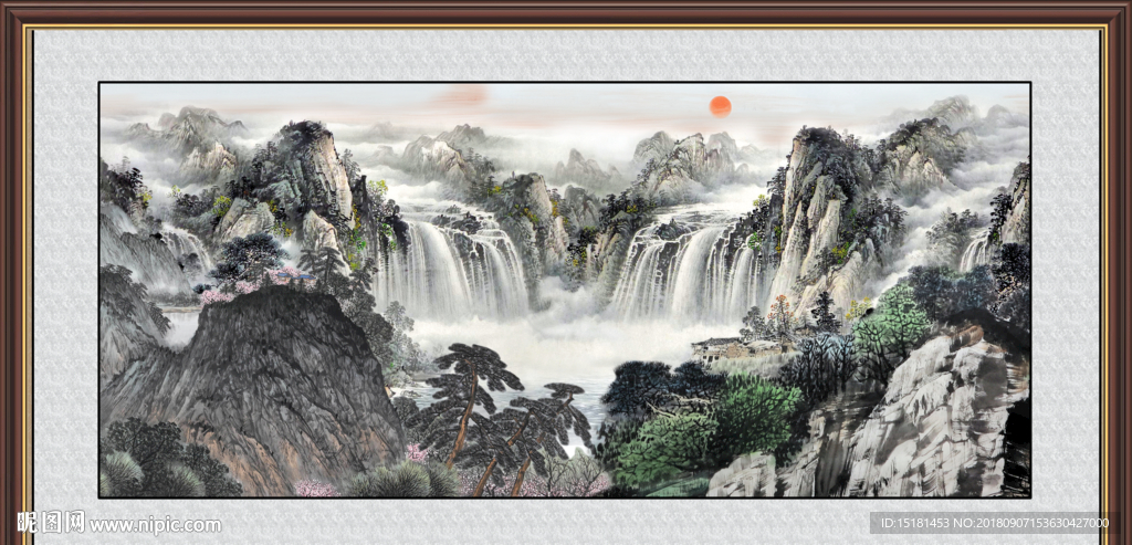 国画山水