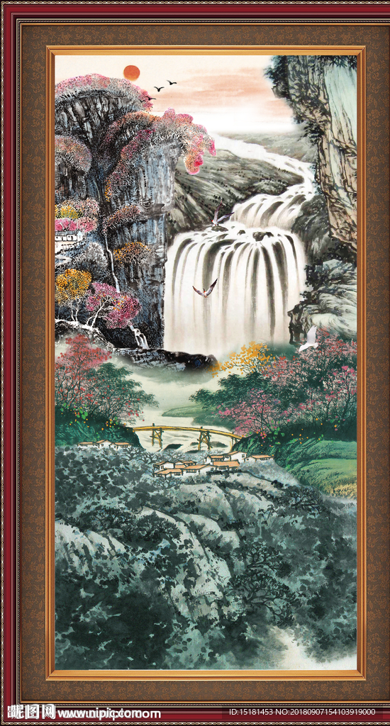 巨幅山水画