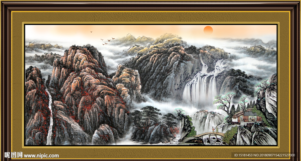 国画山水