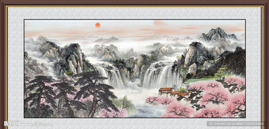 国画山水