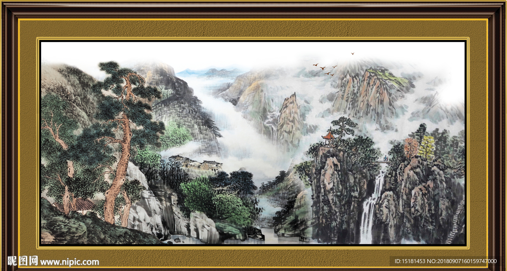 国画山水