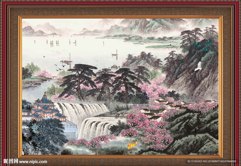 国画山水