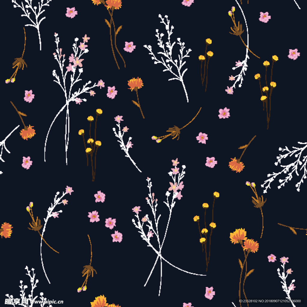 服饰印花图案