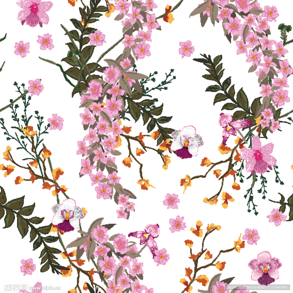 服饰印花图案
