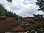 旅途 大山 村庄 绿水青山 风