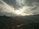 旅途 大山 村庄 绿水青山 风